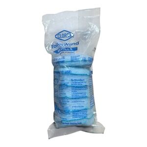Clorox ToiletWand Refills Disposable Toilet Cleaning Heads 10 Count Blue Pack